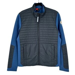 AETHER X ASPENX WATTS Men's Technical Primaloft Jacket Blue Black Full Zip M